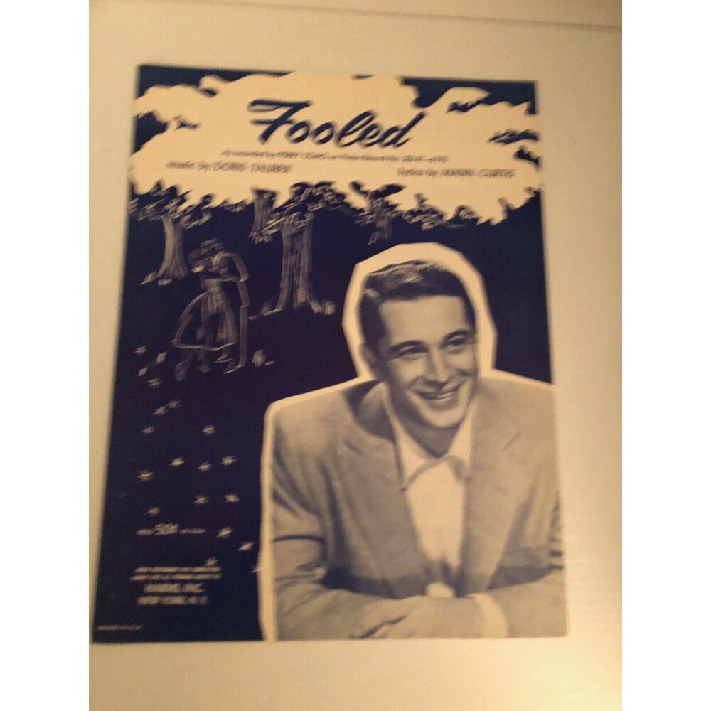 "FOOLED " 1955 SHEET MUSIC, VERY GOOD COND./PERRY COMO-COVER Vintage
